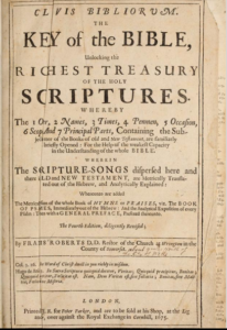 Book Cover: Clavis Bibliorum:  The Key of the Bible